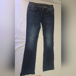 Rock Revival Dark Blue Boot Cut Jeans